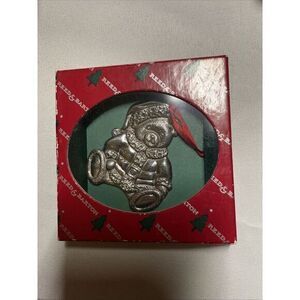 Reed & Barton Ornament‎ Bear Silver Tone 1053 Dillard New